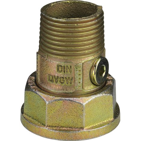 Gaszähler-Anschlussverschraubung G2337 in R1 Temperguss (1/3)