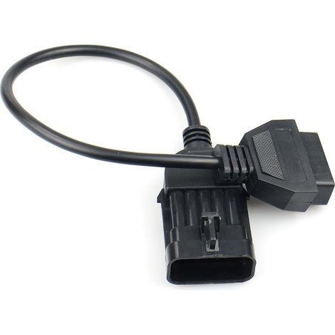 Adaptateur OBD2 10 Broches vers 16 Broches pour Opel, Câble de Diagnostic Auto Universel Compatible Scanner -Alovez-WCY (1/4)