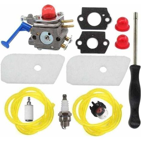 Carburatore C1Q-W40A con filtro dell'aria, chiave speciale per decespugliatore 124L 125E 125C 125L 125LD 125R 125RJ 128C 128CD 128L 128LD 128LDX 128R 128RJ 128DJX, (1/4)
