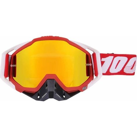 Motocross-Brille, Motorrad-Tourenbrille, staubdicht, beschlagfrei, winddicht für Skifahren, Radfahren, Outdoor-Aktivitäten, B (1/5)
