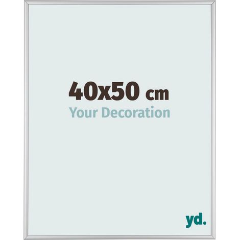 yd. - Cadre photo 40x50 - Argent Mat - Aluminium - Kent