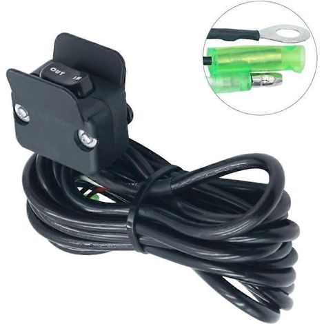 Kit de commande de guidon Mini Switch pour treuil VTT 12 V avec interrupteur à pouce (1/5)