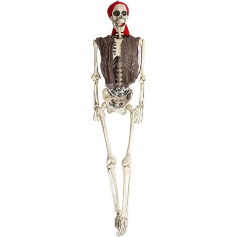 for Halloween realistische menschliche Piratenknochen mit