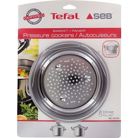 Panier Inox Pour Cuisinière - 4.5 L 6 L 7.5 L - Ø205 Mm - Compatible Cocotte Ø220 Mm - 1 Pièce