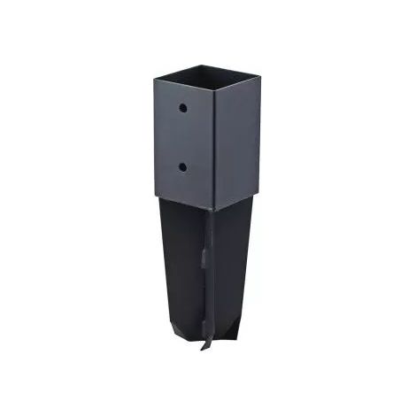 supporto verticale per ancoraggio a terra antracite, 71x71 mm - suki