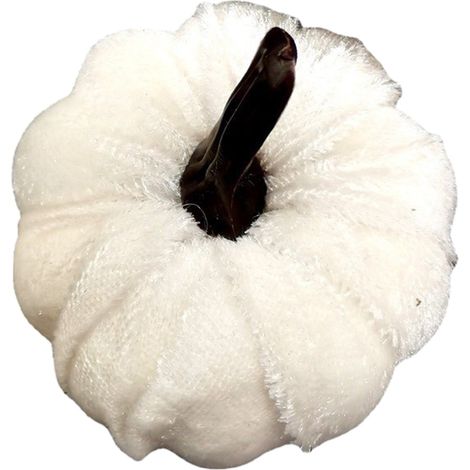 Citrouille Artificielle - 8,5 cm - Décoration Automne Halloween Noël - Lot de 1 Pièce (1/3)