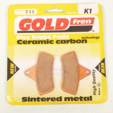 Bremsbelag Gold Fren für Quad MASSEY FERGUSON 400 MF 4x4 2004 (1/3)