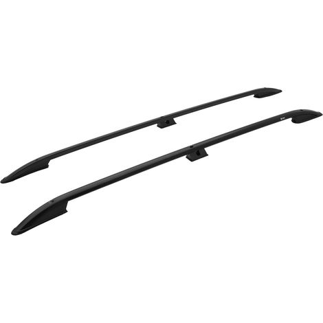 TURTLE kompatibel mit Vauxhall Combo D 2012-2018 / Lange Version Dachreling Crown Schwarz (1/5)