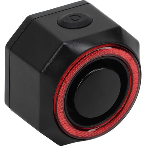 Alarme antivol pour feu arrière de vélo, 4 modes de luminosité, sensibilité réglable, télécommande, étanche et rechargeable. (1/5)