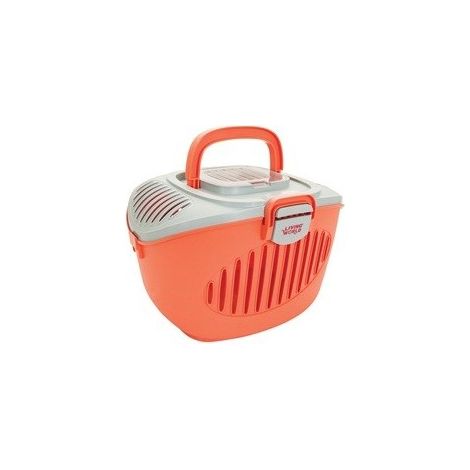 Living World Transportin Paws 2 Go Lachs/Grau