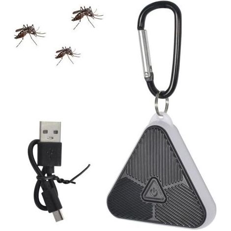 Répulsif Ultrasonique de Moustique, Portable Répulsif Antiparasitaire Extérieur/Intérieur Contre Les Insectes et Les Araignées, Répulsif Efficace Contre Mouches, Rats, Cafards, Rongeurs, Araignées (1/5)