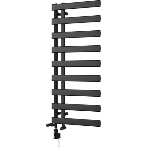 Agar - Black Dual Fuel Towel Rail H1156mm x W500mm Thermostatic WIFI (1/3)