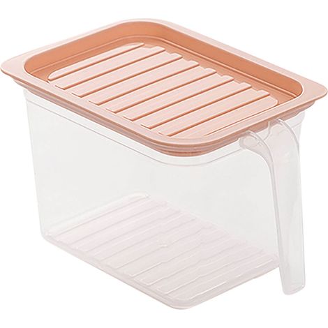 Boîte De Rangement Réfrigérateur - Boîte Alimentaire Étanche Transparente Pour Fruits Légumes Céréales - 1 Pièce (1/3)