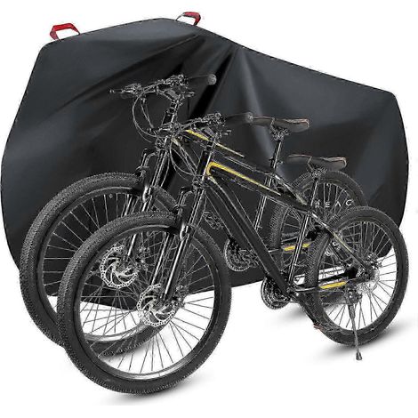 Wasserdichte Fahrradabdeckung in XL-Größe für den Außenbereich – Regenschutz aus 210D Nylon für 1 oder 2 Fahrräder (1/5)