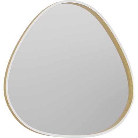Ecaris A/G Lampada da Parete Specchio con Led 30W+5W CCT 3000K-4000K Dimmerabile, Struttura Alluminio Oro Spazzolato - Gealuce (1/3)