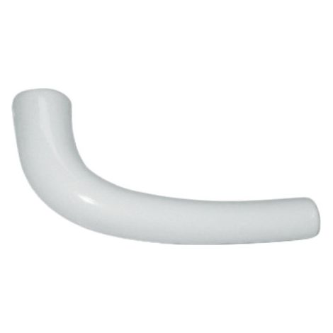 Poignée de porte MOTTURA 9840023A blanche finition métallique