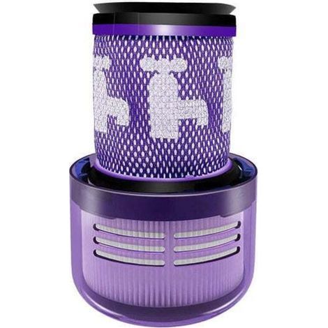 UlisemFiltres HEPA de rechange pour Dyson V12 Detect Slim, filtre d'aspirateur pour aspirateur sans fil Dyson V12 Slim Absolute Extra/Total Clean/Fluffy, 971517-01 (1/4)