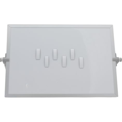 Barre de symboles magnétiques 1x3 cm blanc (1/2)