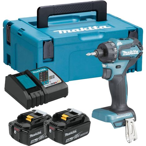 Makita DDF083RTJ 18v LXT Li-ion 6.35mm Drill Driver Cordless 1/4"" Hex 2 x 5.0ah