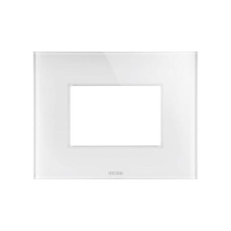 PLAQUE ICE 3P BLANC GEWISS GW16903CB