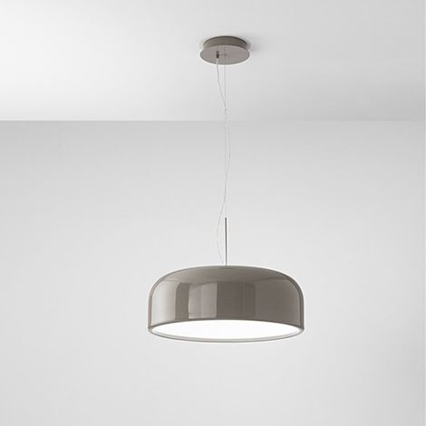 Sospensione Moderna Velia Metallo Grigio Led 20W Dimmerabile Ip20 (1/2)