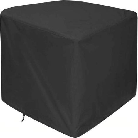 MINKUROW Wasserdichte Terrassenmöbelabdeckung 82x82x61cm, rechteckige Gartentischabdeckung, Terrassenmöbelabdeckung, winddicht, regenfest, staubdicht (1/5)