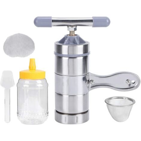 Extracteur De Miel Portable,Presse-Miel Manuel en Acier Inoxydable pour Outil D'apiculture, Presse-Miel Manuel, Outil D'apiculture (1/5)