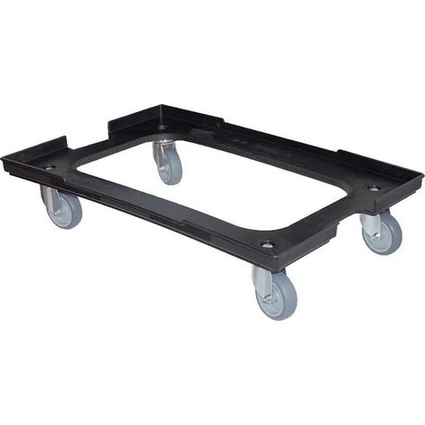 Carrello piattaforma denox 70720.090 ruote silenziose ergonomico
