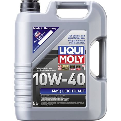 Liqui Moly Motoröl MoS2 Leichtlauf 10W-40 5 L Motoröle (1/3)