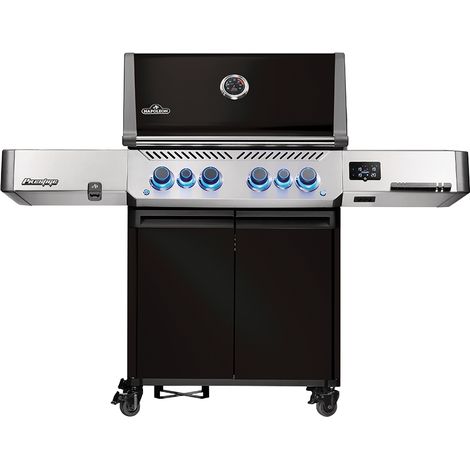 Barbecue à gaz Prestige 500 - Connecté + Sizzle Zone + Brûleur arrière - Noir (1/5)