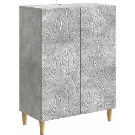 vidaXL Credenza Grigio Cemento 66 x 34,5 x 90 cm Legno