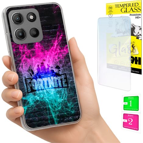 Funda para Motorola Moto G15 / G15 Power, carcasa trasera + cristal (1/5)
