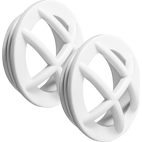 Due griglie di sicurezza filettate di ricambio per piscine SP1026 da 1,5" (3,8 cm) con occhiello di flusso direzionale, aspirazione per spa e vasche idromassaggio. (1/5)