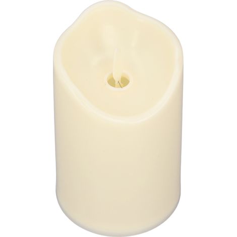 Bougie LED sans flamme, bougeoir électrique, décoration intérieure pour fêtes et mariages (taille moyenne) (1/5)