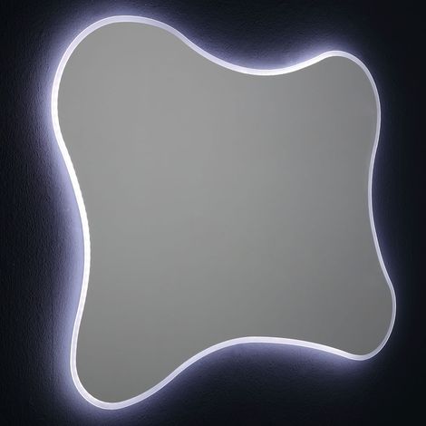 Specchio sagomato 120x90 con cornice led (1/5)