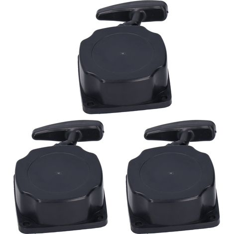 Mécanisme de Poulie de Démarreur 3 Pièces pour Tondeuse et Matériel de Jardin, Câble en Acier 40-5 Noir (1/5)