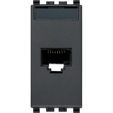 VIMAR - 20339.16 Presa RJ45 Netsafe Cat6A FTP grigio
