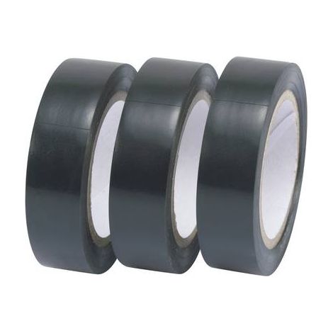 SET DE RUBANS ISOLANTS TRU COMPONENTS 1563959 NOIR (L X L) 10 M X 15 MM 3 ROULEAU(X) (1/2)
