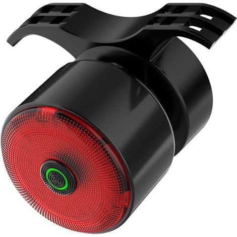 Feu arrière de vélo, feu arrière intelligent avec capteur de freinage, chargement USB-C, étanchéité IPX6, 5 modes (1/5)