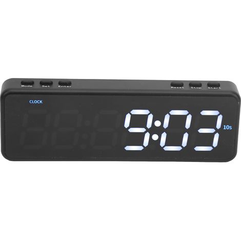 Chronomètre numérique avec affichage LED, minuteur d'intervalles et compte à rebours/décompte pour la salle de sport et le fitness. (1/5)
