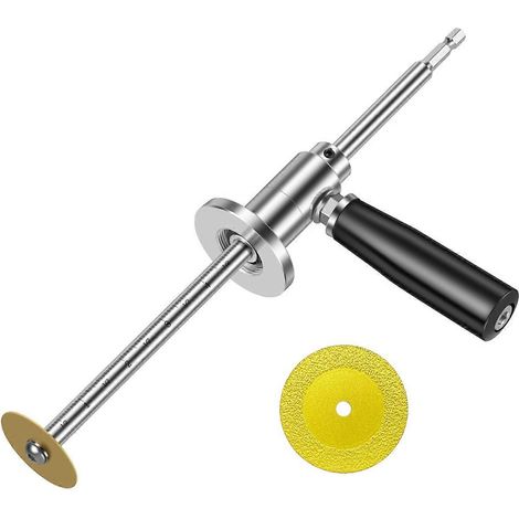 Coupe-tubes intérieurs pour tuyaux PVC, outils de plomberie en acier inoxydable avec outil de coupe intérieur diamanté (1/5)