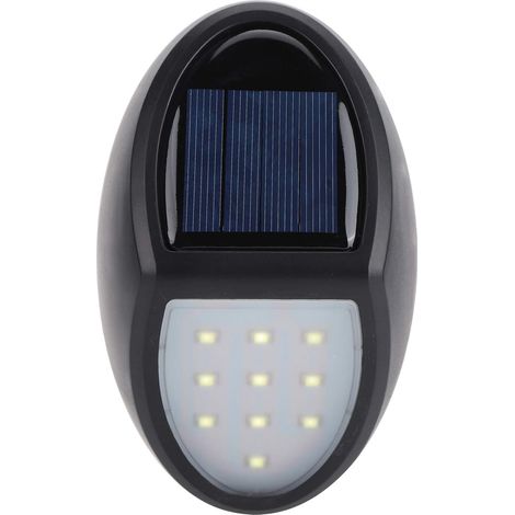 MINKUROW Luces De Pared Impermeable 10 Led Solar Powered Aplique De Pared Jardín Al Aire Libre Patio Balcón Luces Lámpara De Iluminación Villa Jardín Exterior Impermeable Pequeño Aplique De Pared Pati (1/5)