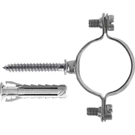 COLLARE LEGGERO ZINCATO PER MULTISTRATO E TUBI ELETTRICI ""CZV"" Ø13-14 mm