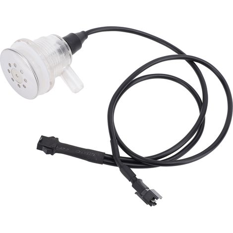 Buse d'air à 9 trous pour baignoire avec lumière RGB 12 V 40 mm en PVC, pièce de rechange pour spa et piscine d'hydrothérapie. (1/5)