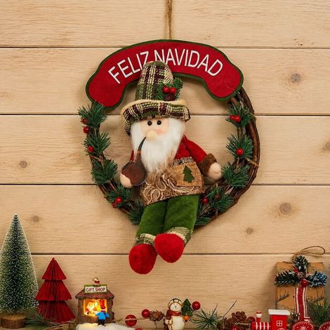 Weihnachtsdekorationen, Kränze, Türbehänge, Weihnachtsgeschenke, Fensterdekorationen, Weihnachtsmützenkränze