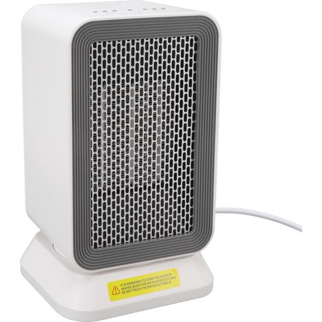 Petit radiateur électrique à 3 modes de chauffage, rotation à 35°, fonctionnement silencieux, minuterie, 110-220 V, prise européenne (1/5)