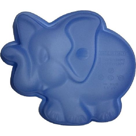 Pavoni stampo elefante cm 15x14x4 resistente da - 40 °+ 280 °
