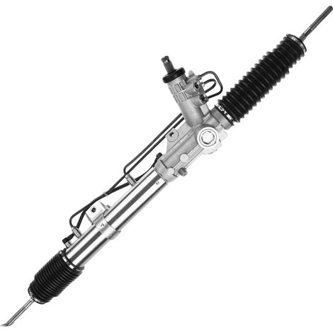 Sterzo, costruzione in acciaio, lunghezza 990 mm, filettatura M14 x 1.5, albero di ingresso dentato, tipo a cremagliera e pignone (1/5)