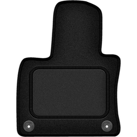 Alfombrilla de terciopelo para el conductor para: Hongii E-HS9 de 5 plazas (2020-) negra (1/5)