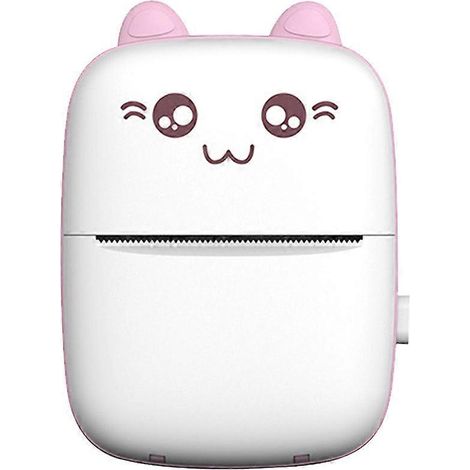 Mini imprimante thermique portable Bluetooth pour téléphone portable, étiquettes autocollantes photo, rouleau de 5